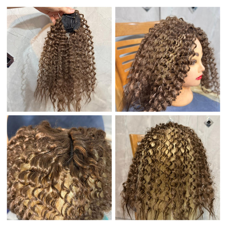 موی آفرو جلوی سری گیره دار