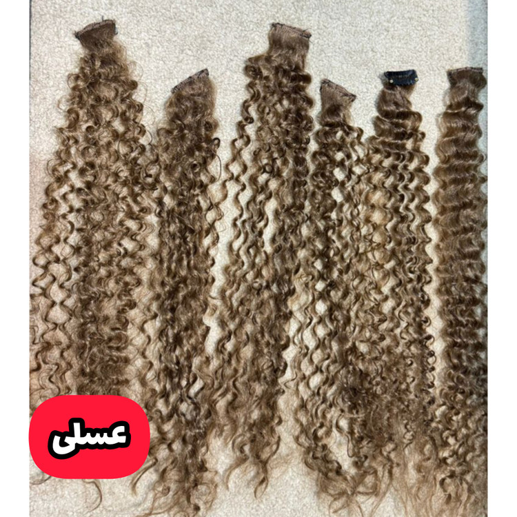 اکستنشن موی تک گیره ای فر هر عدد 70 تومن