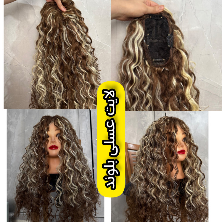 پروتز موی آفرو کفسری گیره دار