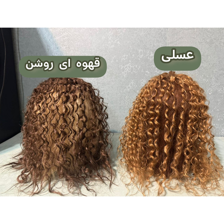 موی آفرو جلوی سری گیره دار