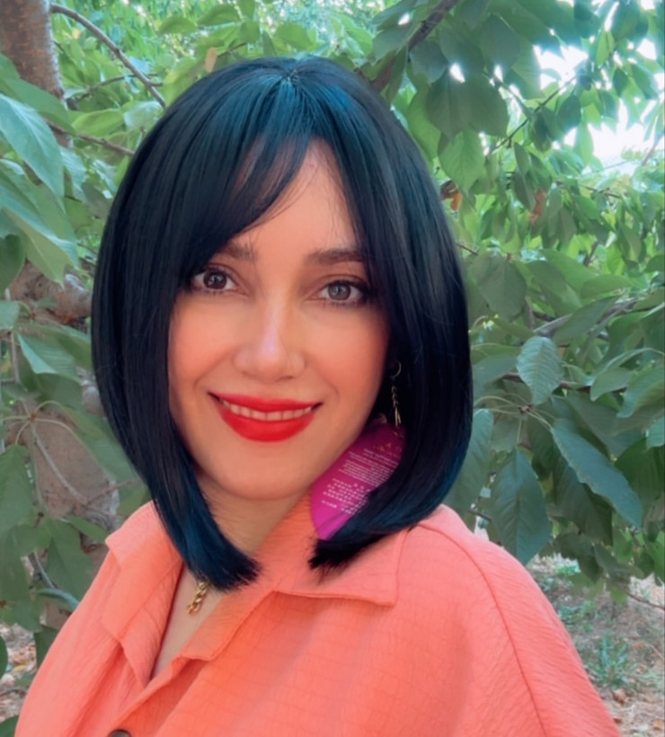 کلاهگیس زنانه فرق پوستی مدل مصری
