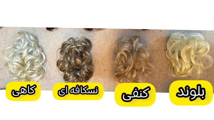 کلیپس شنیون مو(شنیون مو کلیپسی آماده)