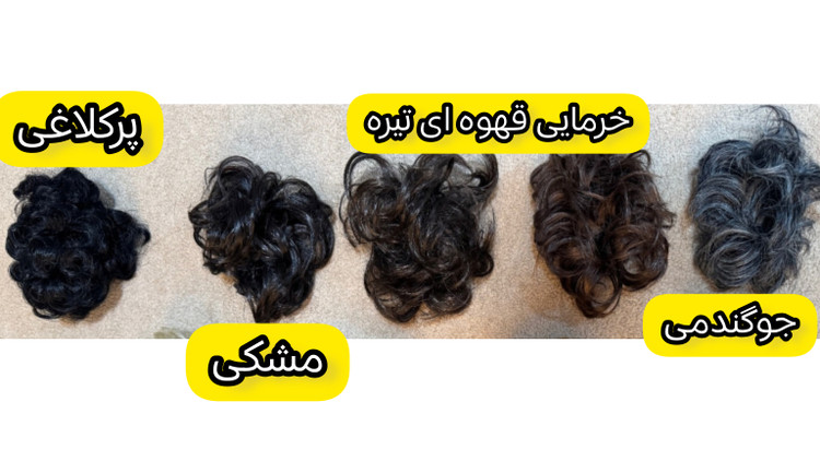 کلیپس شنیون مو(شنیون مو کلیپسی آماده)